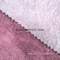 Corduroy velvet fabric with backing for sofa cover